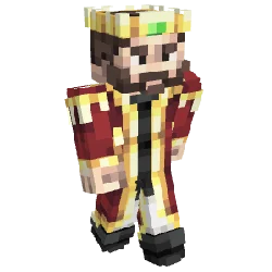 SupaSMP King Rank - Premium Minecraft Server Rank King rank Minecraft character skin